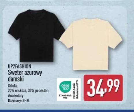 Sweter ażurowy damski UP2FASHION