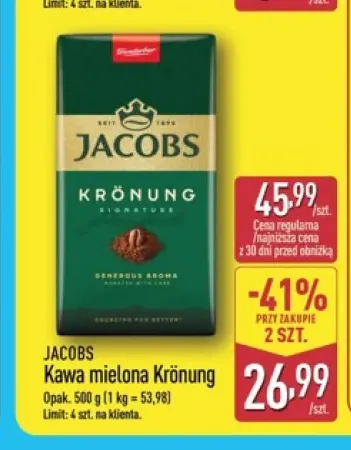 Kawa mielona Jacobs Krönung