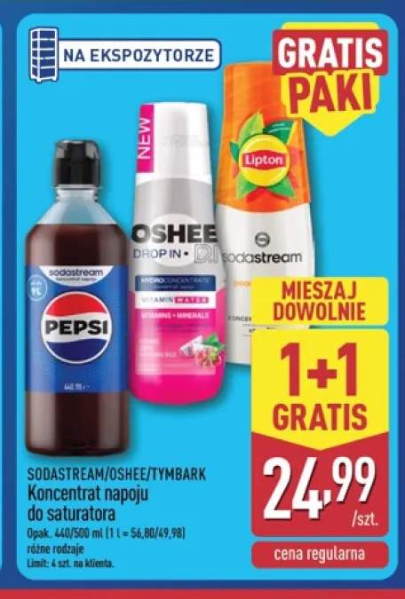 Koncentrat napoju do saturatora Pepsi Sodastream +3 warianty