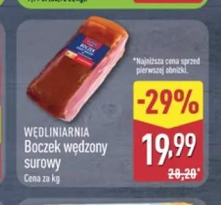 Boczek wędzony surowy Wędliniarnia