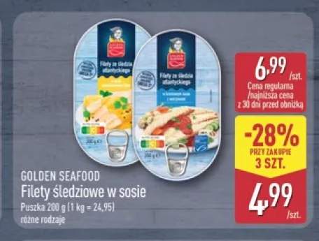 Filety śledziowe w kremowym sosie z warzywami Golden Seafood
