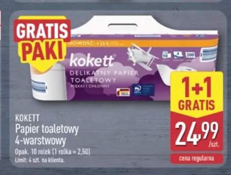 Papier toaletowy 4-warstwowy Kokett 10-pak