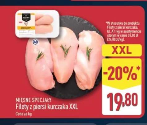Filety z piersi kurczaka XXL Mięsne Specjały