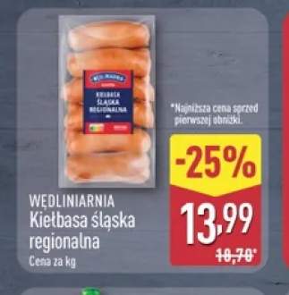 Kiełbasa śląska regionalna Wędliniarnia