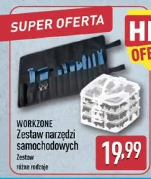 Zestaw narzędzi samochodowych Workzone