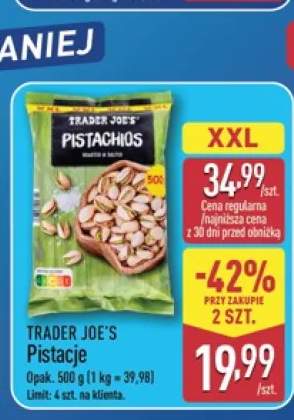 Pistacje Trader Joe's