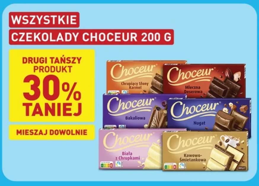 Czekolady Choceur +6 wariantów