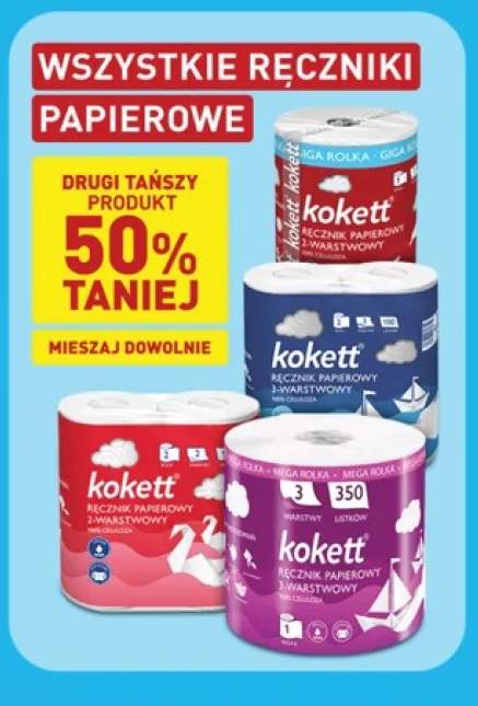 Ręczniki papierowe Kokett +3 warianty