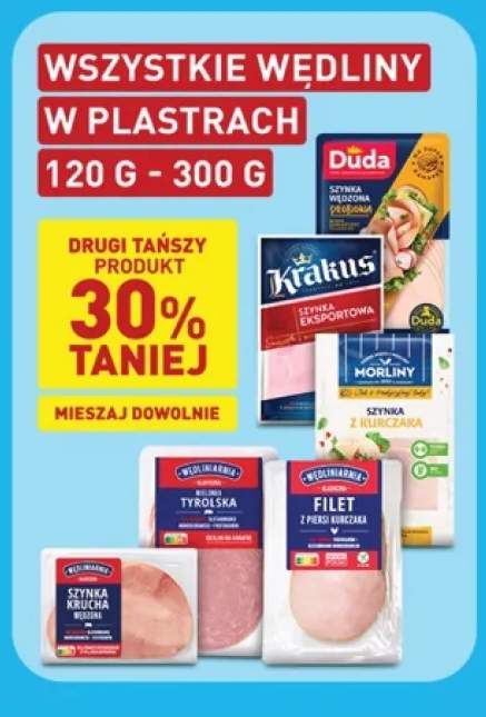 Wędliny w plastrach +5 wariantów