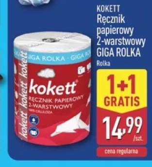 Ręcznik papierowy 2-warstwowy Giga Rolka Kokett
