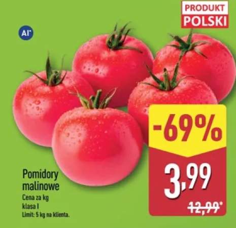 Pomidory malinowe polskie