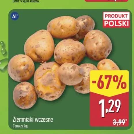 Ziemniaki wczesne polskie