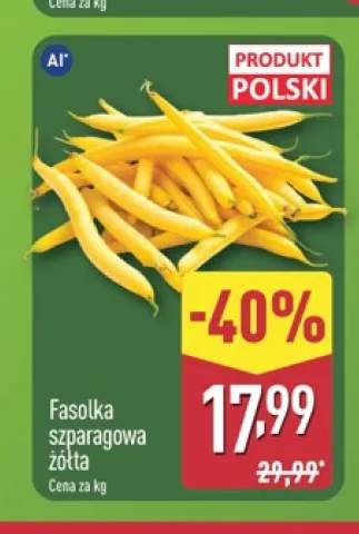 Fasolka szparagowa żółta polska