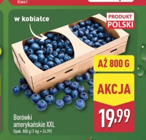 Borówki amerykańskie XXL polskie