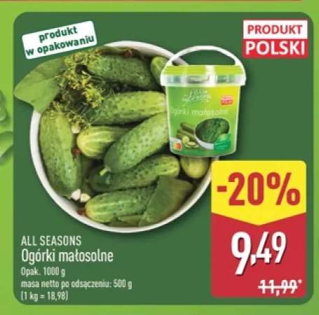 Ogórki małosolne All Seasons