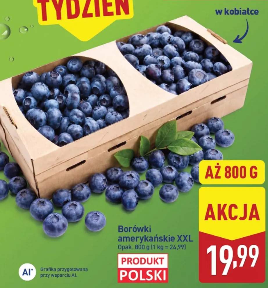 Borówki amerykańskie XXL polskie