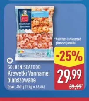 Krewetki Vannamei blanszowane Golden Seafood