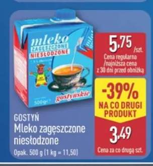 Mleko zagęszczone niesłodzone Gostyńskie