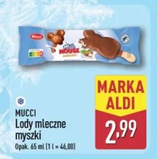 Lody mleczne myszki Mucci