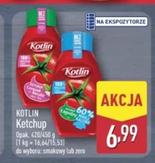 Ketchup smakowy czosnek bazylia Kotlin +1 wariant