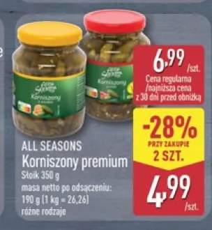Korniszony premium klasyczne All Seasons