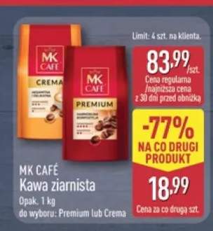 Kawa ziarnista MK Café Premium +1 wariant