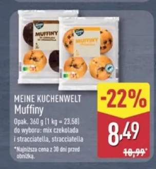 Muffiny Meine Kuchenwelt mix czekolada i stracciatella