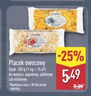 Placek owocowy Grandessa wiśniowy +1 wariant