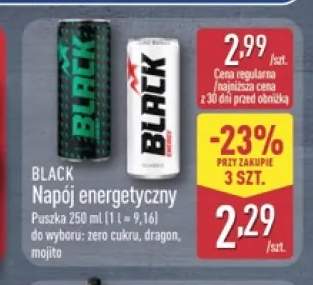 Napój energetyczny Black Classic +3 warianty