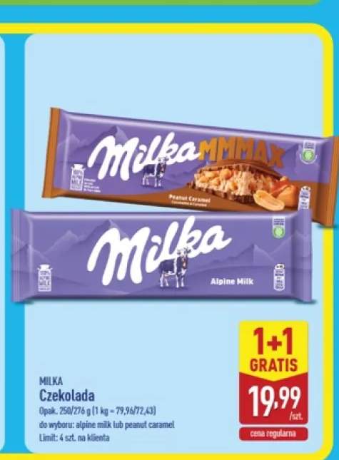 Czekolada Milka MMMAX Peanut Caramel