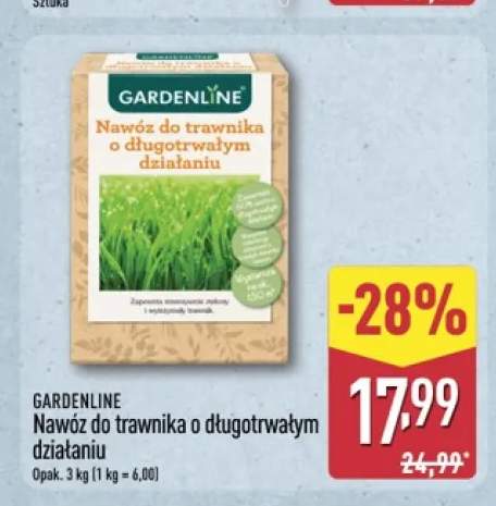 Nawóz do trawnika o długotrwałym działaniu Gardenline