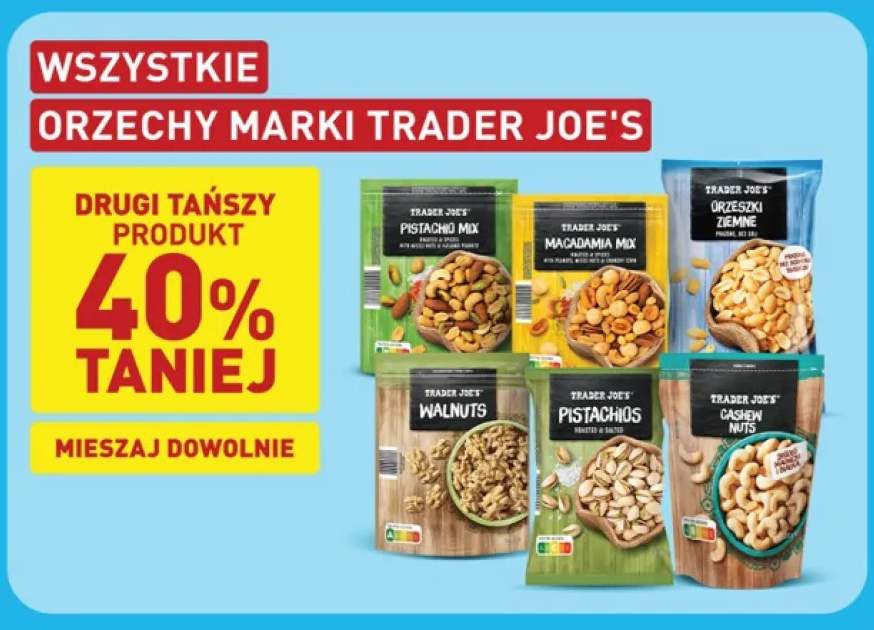 Orzechy marki Trader Joe's +5 wariantów