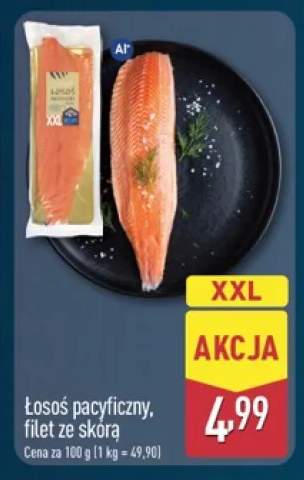 Łosoś pacyficzny filet ze skórą