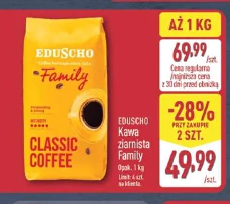 Kawa ziarnista Eduscho Family