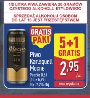 Piwo Karlsquell Mocne