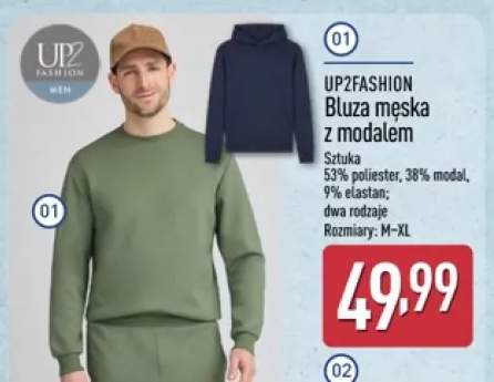 Bluza męska z modalem UP2FASHION