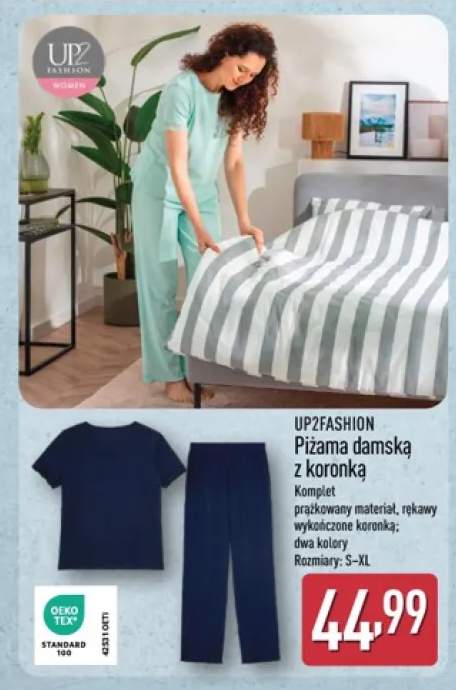 Piżama damska z koronką UP2FASHION