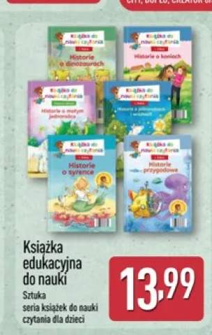 Książka edukacyjna Historie o dinozaurach +5 wariantów