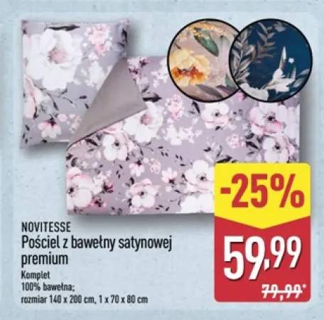 Pościel z bawełny satynowej premium NOVITESSE