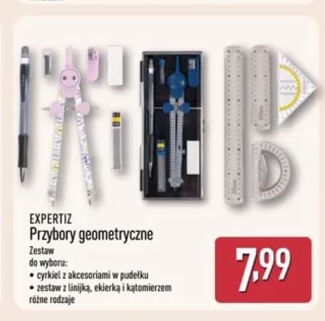 Cyrkiel z akcesoriami Expertiz +1 wariant
