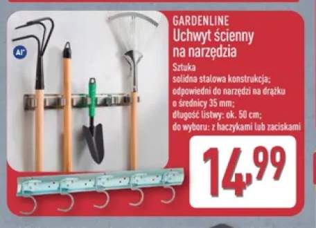 Uchwyt ścienny na narzędzia Gardenline