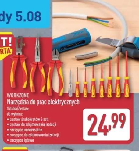 Zestaw śrubokrętów Workzone +2 warianty
