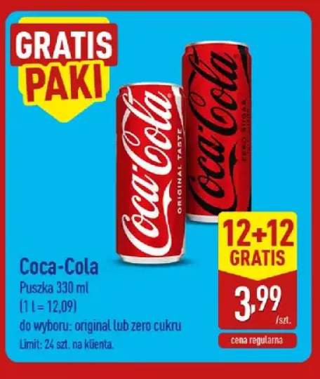 Napój gazowany Coca-Cola Original Taste
