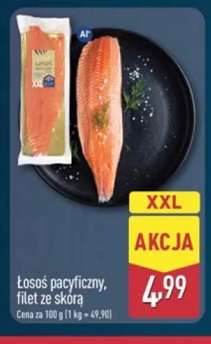 Łosoś pacyficzny filet ze skórą