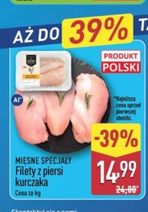 Filety z piersi kurczaka Mięsne Specjały