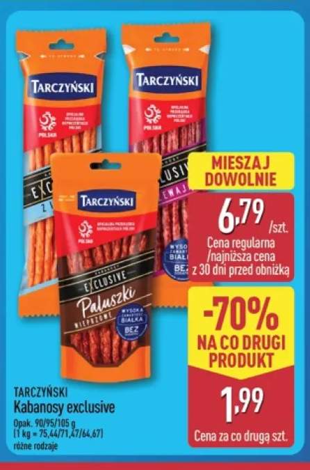 Kabanosy Exclusive Tarczyński +1 wariant