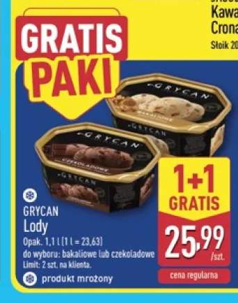 Lody bakaliowe Grycan
