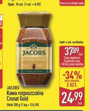 Kawa rozpuszczalna Jacobs Cronat Gold