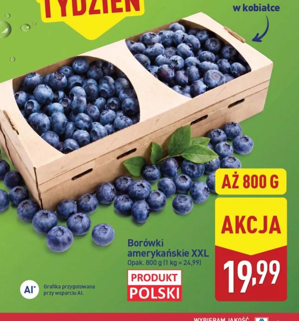 Borówki amerykańskie XXL polskie