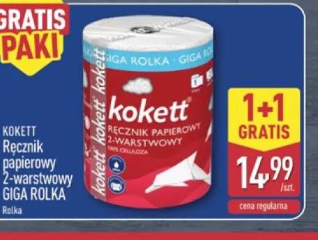 Ręcznik papierowy 2-warstwowy Kokett Giga Rolka